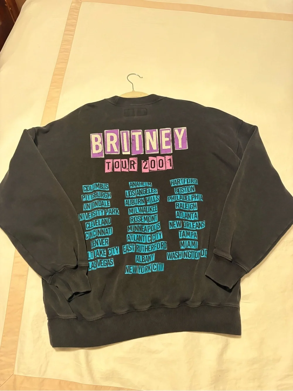 Abercrombie & Fitch Black Britney Graphic Crewneck Sweatshirt